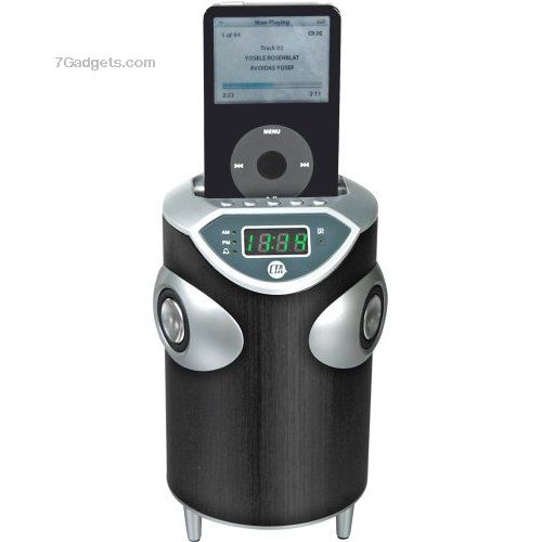 Cta Digital Sound Alarm Clock Ipod Speaker 