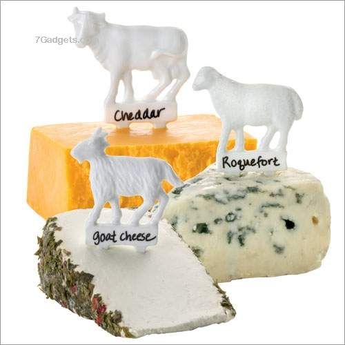 Animal Cheese Markers 