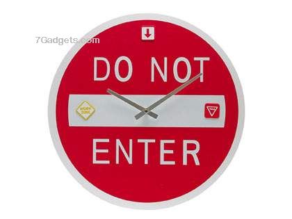 Clock Do Not Enter 