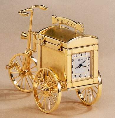 7 Bulova Luxury Miniature Clocks 