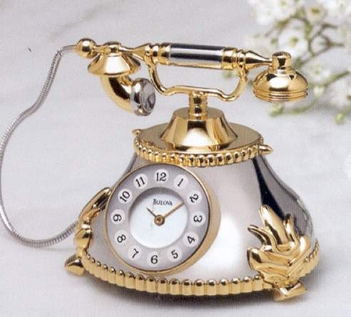 7 Bulova Luxury Miniature Clocks 