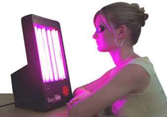 The BeautySkin Acne Treatment light therapy system
