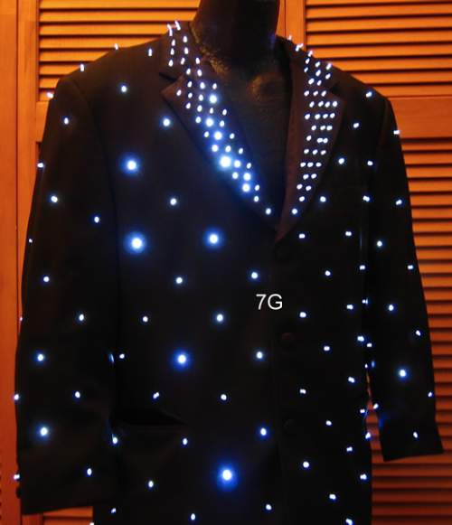 Jacket with 300 LEDs