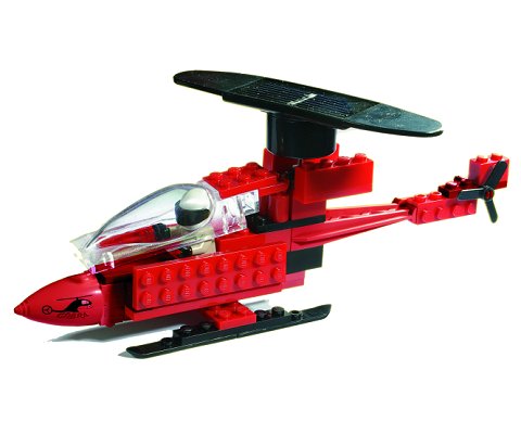 Lego Helicopter with solar rotor