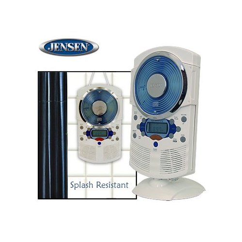 STEREO SHOWER CLOCK RADIO AND CD PLAYER<br />