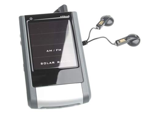 Solar Palm Radio with LED Torch