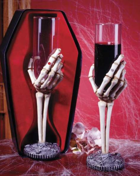 Skeleton Hand Wine Glass