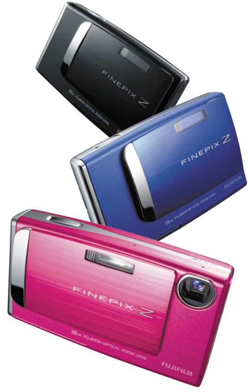 Fujifilmâ€™s 7.2M compact digital camera with seven brilliant colors