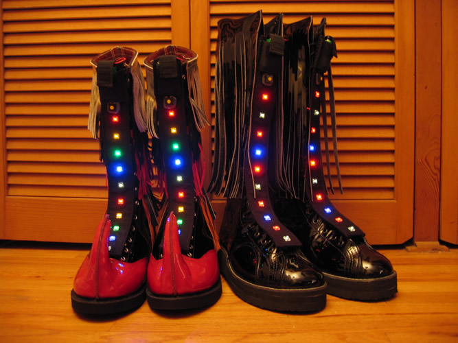 light-up shoes