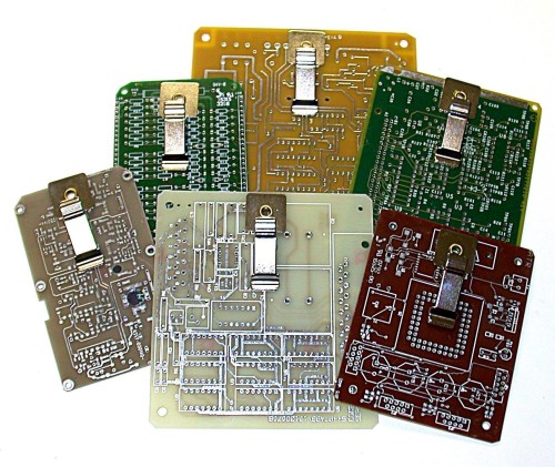 RECYCLED CIRCUIT BOARD MINI-MAGNETIC CLIPBOARDS