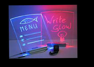 Write-Glow message