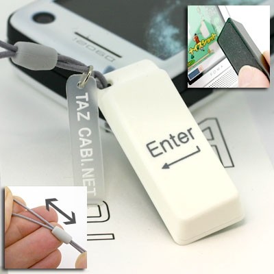 Mobile Display Cleaner Cell Phone Strap