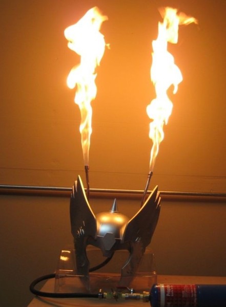 Flaming Thor Helmet