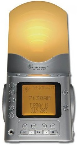 Natural Dawn Simulator Alarm Clock with MP3 Player