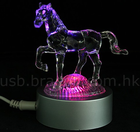 USB LED Crystal Stand