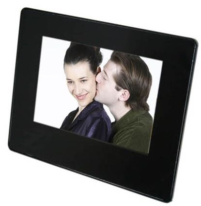 digital photo frame with NXT flat-panel speaker