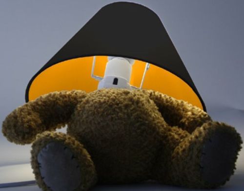 Teddy bear lamp