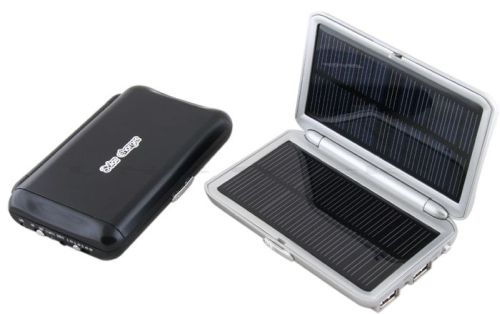Solar Charger with Dual USB Ports