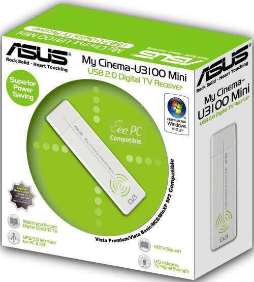 ASUS My Cinema-U3100Mini USB Digital TV Receiver 