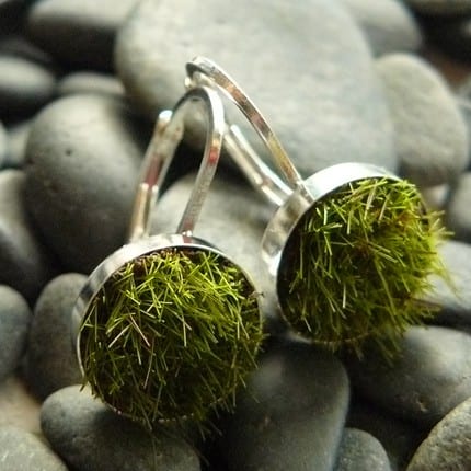 Gather, Moss Earrings