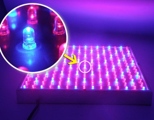 LED Grow Light with Super Harvest Colors 