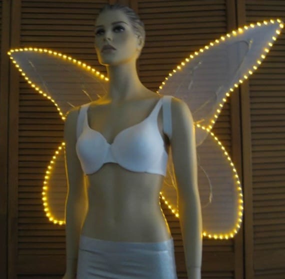 wings with LED