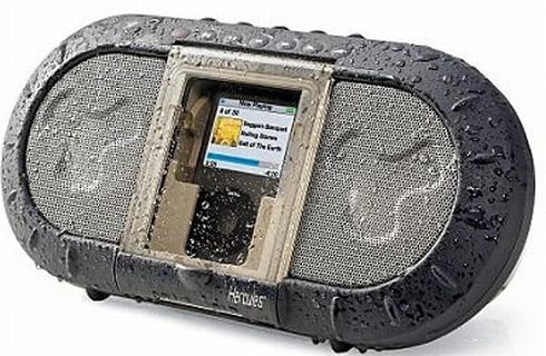 Portable iPod Â® Outdoor Speaker