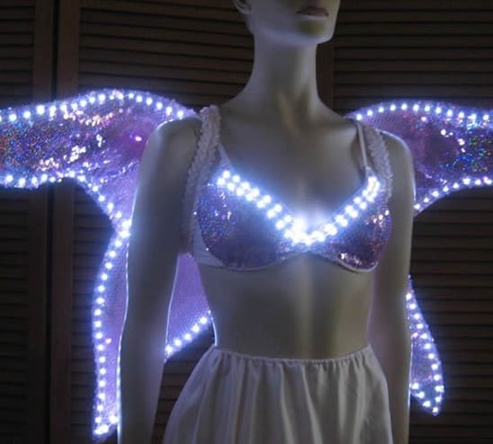wings with LED