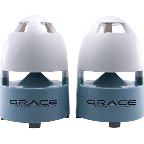 Grace Digital Mini-Bullets Weatherproof Wireless Accessory Speakers