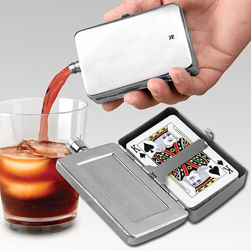 FLASK PLAYING CARDS