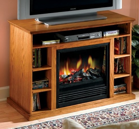 Media Storage TV Stand/Fireplace