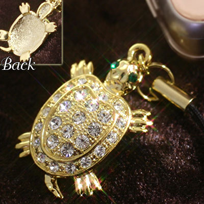 Swarovski Jewelry Turtle Cell Phone Strap