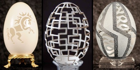 Amazing Eggshell Carvings