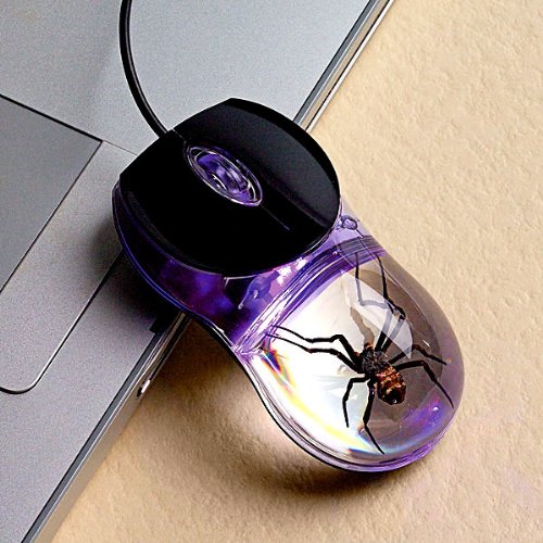 Glow-In-The-Dark Spider Computer Mouse