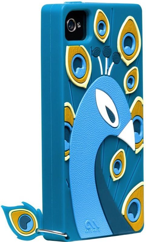 Peacock - Silicone iPhone 4 / 4S Case