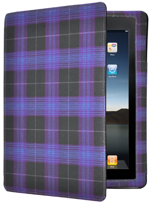 iPad 2 multifunction folio case with fashion pattern. 