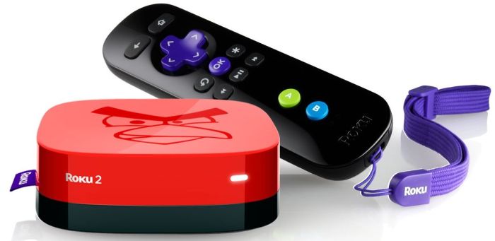 Roku 3100AB 1080p 2 XS Angry Birds Limited Edition Streaming Player