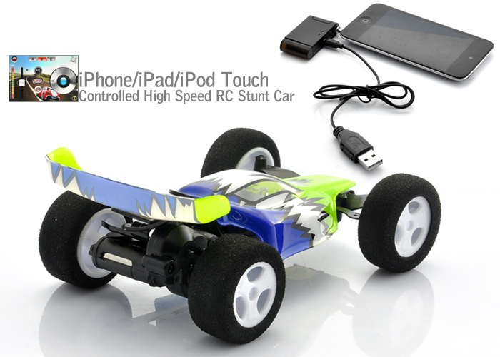 iPhone/iPad/iPod Touch Controlled High Speed RC Stunt Car