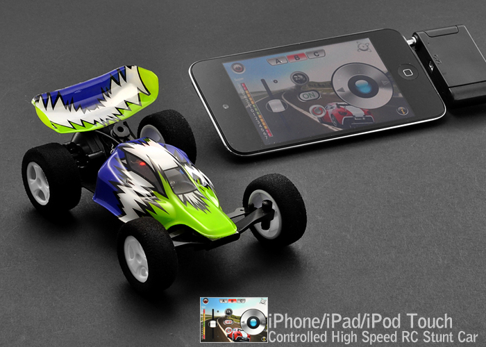 iPhone/iPad/iPod Touch Controlled High Speed RC Stunt Car