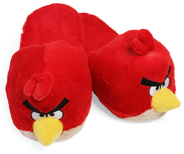 Angry Birds Fuzzy Slippers