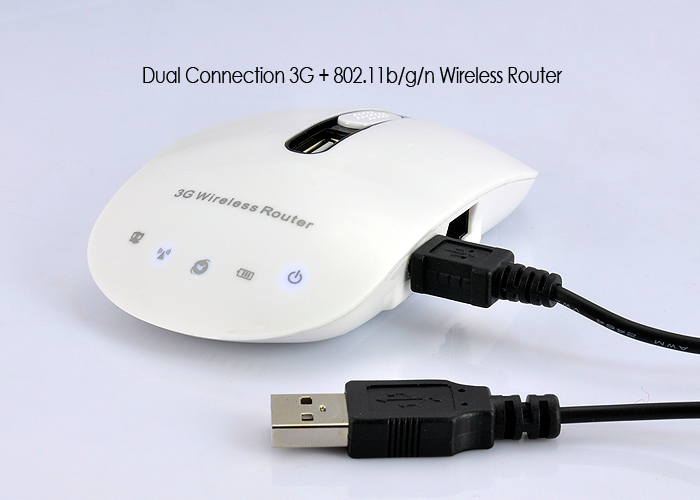 Dual Connection 3G + 802.11b/g/n Wireless Router