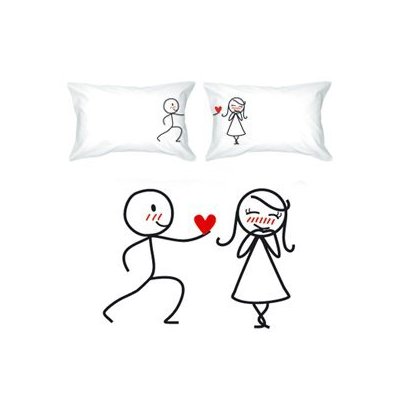 BoldLoft "My Heart Belongs To You" Couple Pillowcases