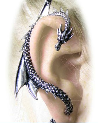 The Dragon's Lure (Stud) Alchemy Gothic Earring