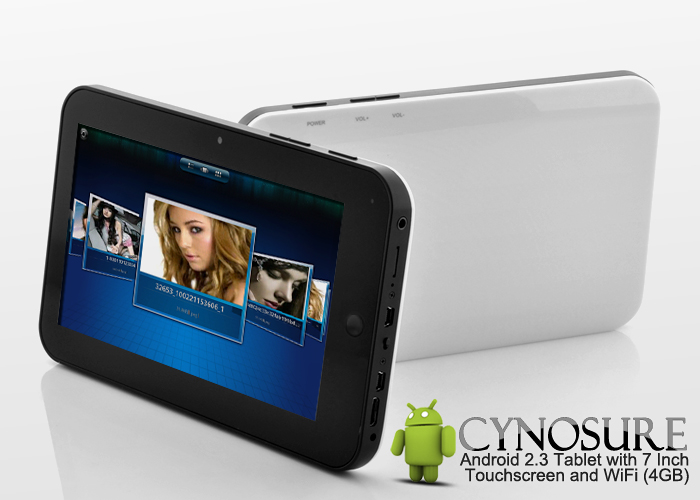 Android 2.3 Tablet with 7 Inch Touchscreen and WiFi 