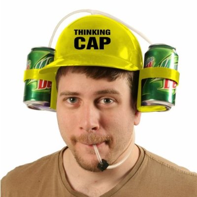 Thinking Cap Party Time Beer Helmet