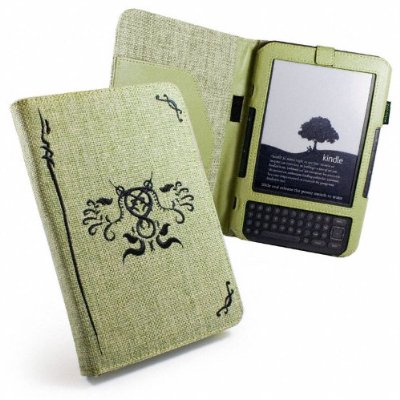 Eco-nique Natural Hemp Pistachio Green Case Cover For Amazon Kindle Keyboard / Kindle 3 