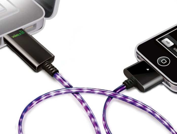 Visible Green Smart Charge & Sync Cable