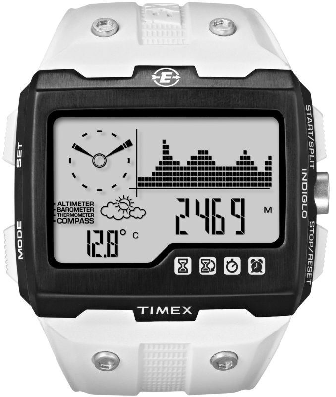 Timex Expedition WS4 Altitude Compass Weather White