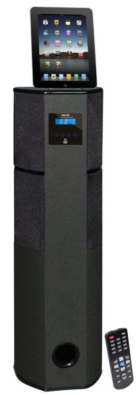 2.1 Channel Home Theater Tower with Docking Station for iPod/iPhone/iPad