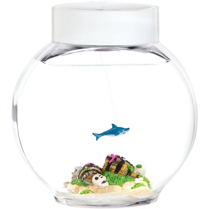 Shark Electronic Pet in Glass Bowl
